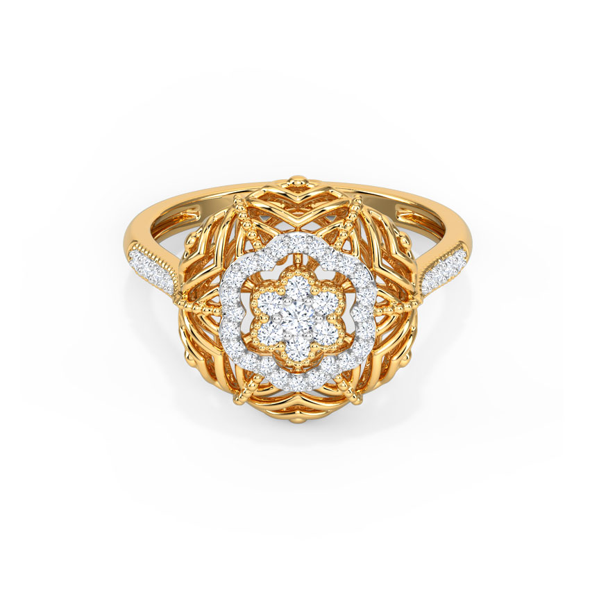 Grandeur Mesh Diamond Ring
