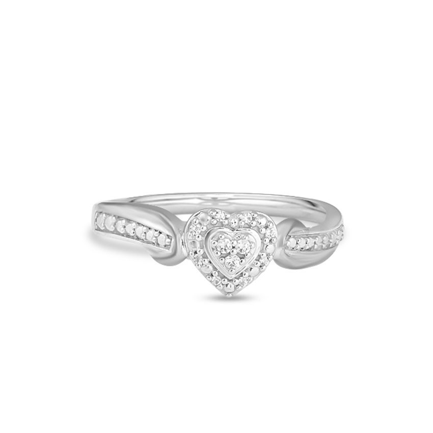 Diamond Rings 14 Karat White Gold Eleanor Glamorous Diamond Ring