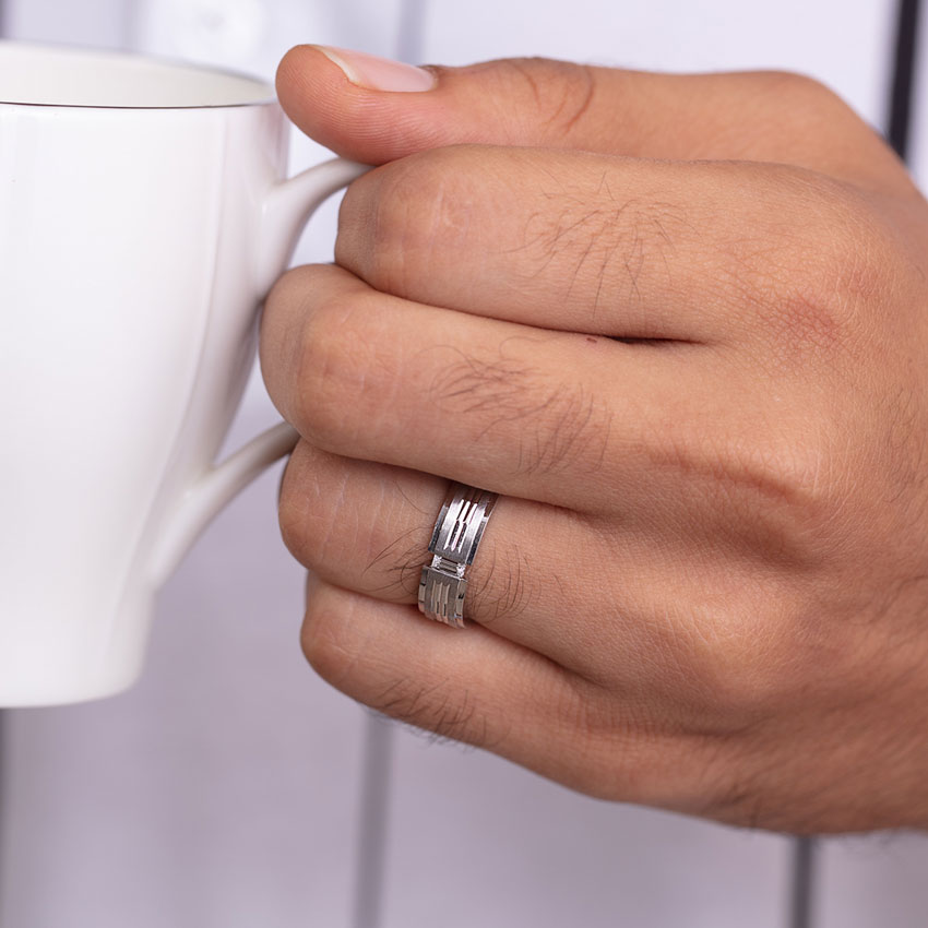 Otis Platinum Band for Men Otis Platinum Band for Men