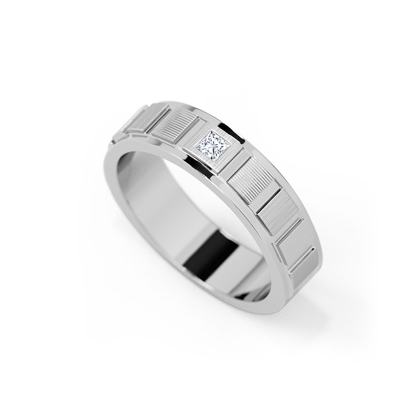 Wilson Platinum Band for Men