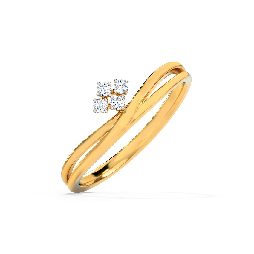 Diamond Rings 14 Karat Yellow Gold Sarah Diamond Ring