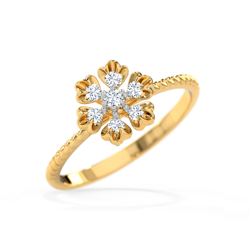 Leora Floret Diamond Ring