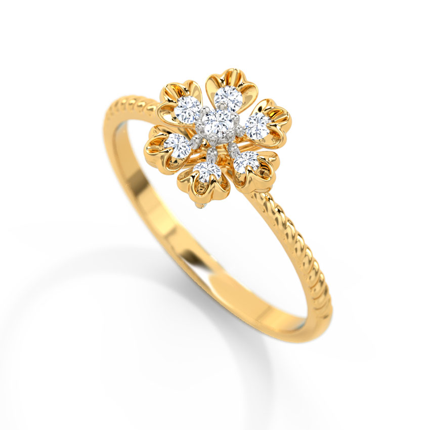 Leora Floret Diamond Ring