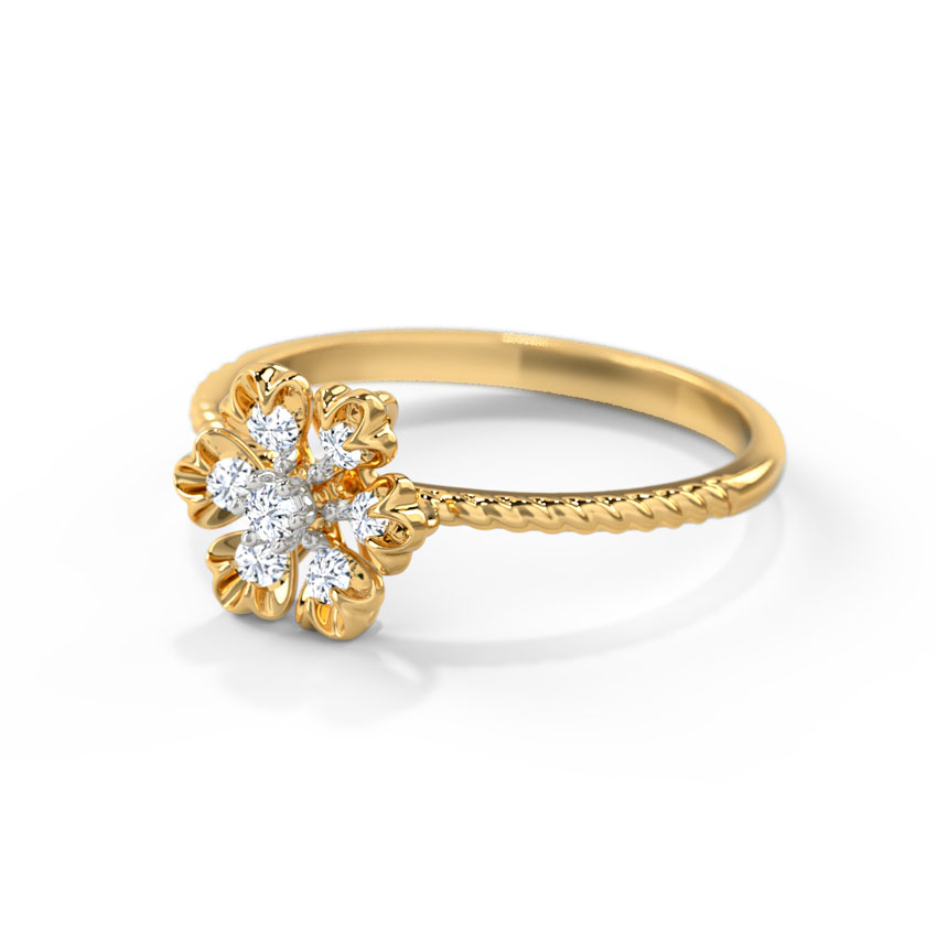 Leora Floret Diamond Ring