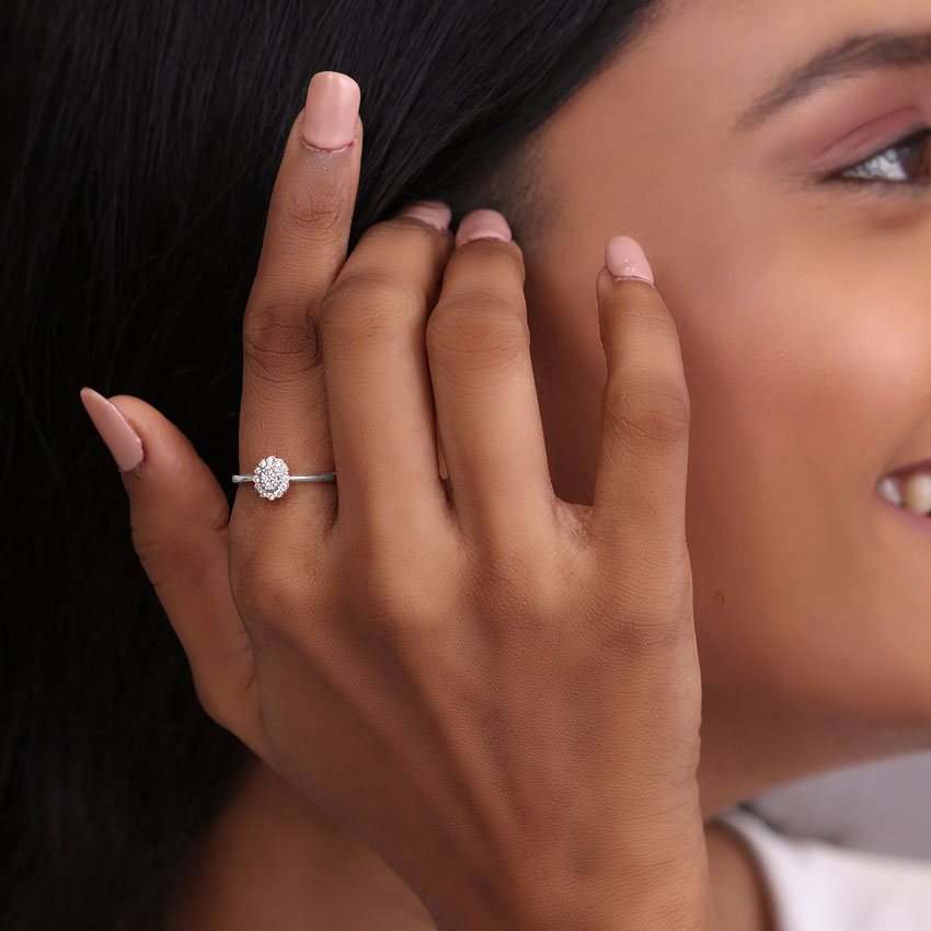 Violet Diamond Ring