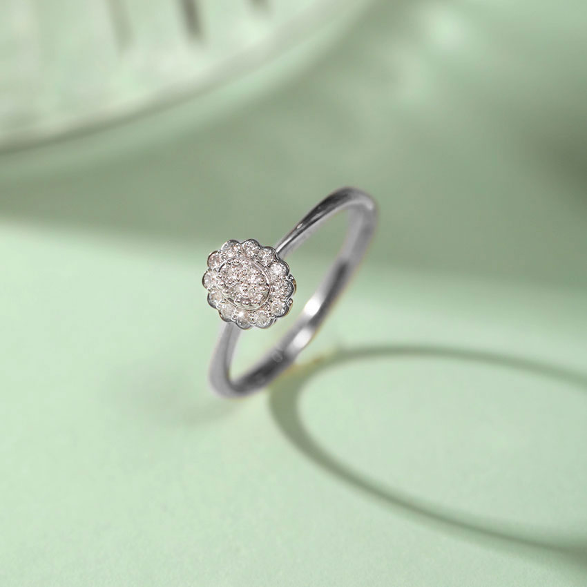 Violet Diamond Ring