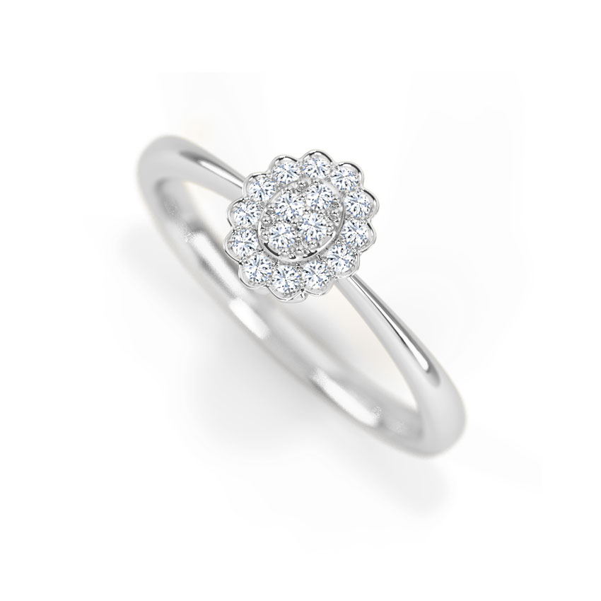 Violet Diamond Ring