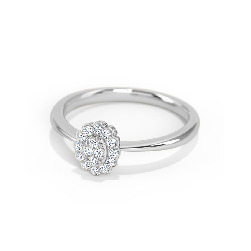Violet Diamond Ring