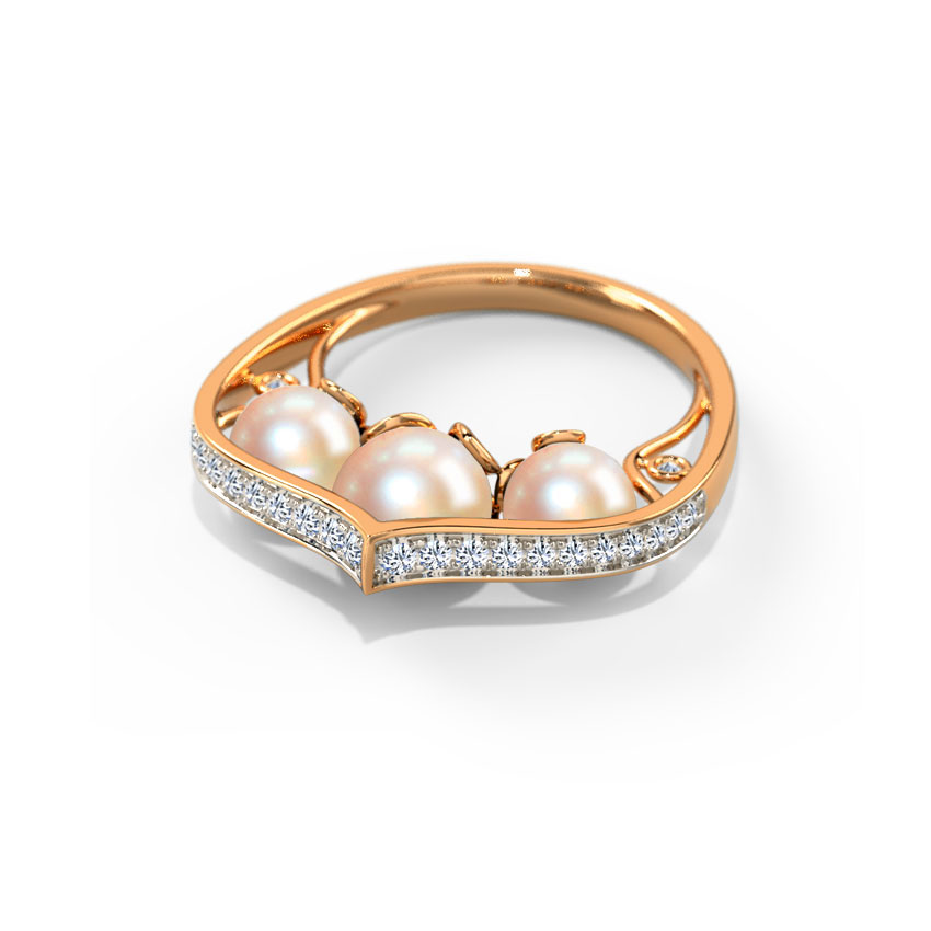 Zailka Glam Pearl Ring Zailka Glam Pearl Ring