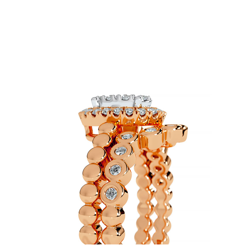 Tajo Diamond Bridal Ring Set