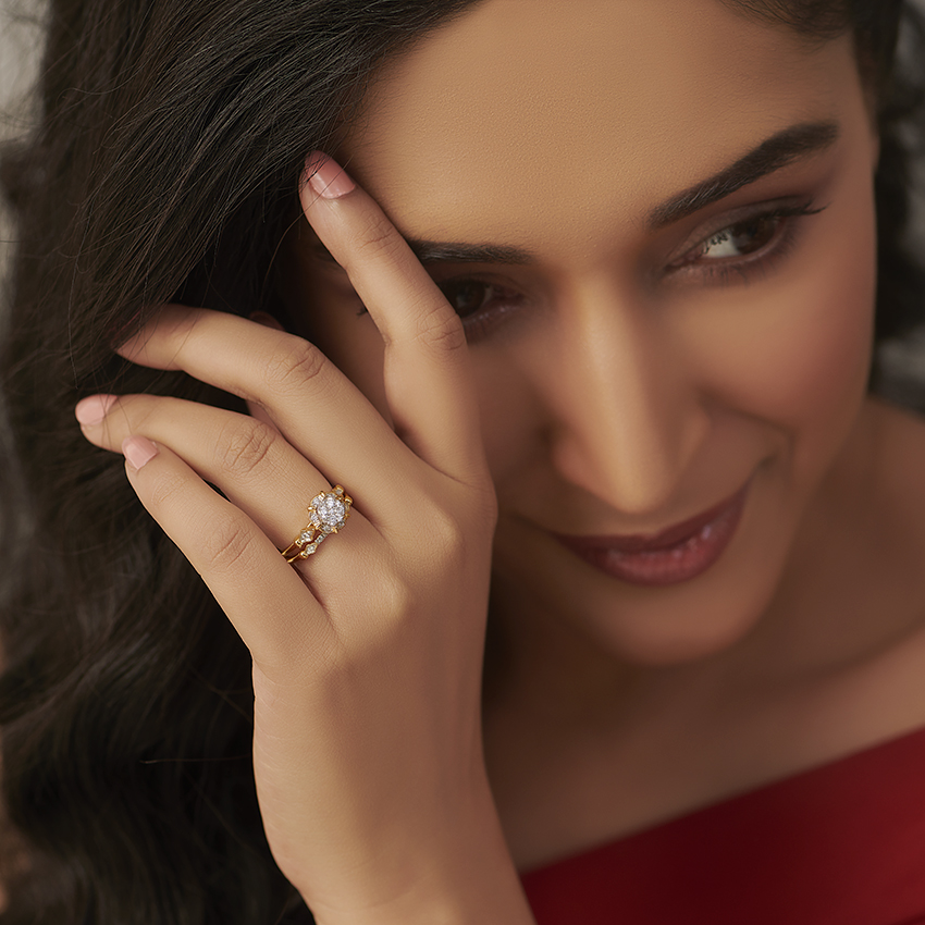 Phiroza Diamond Bridal Ring Set Phiroza Diamond Bridal Ring Set