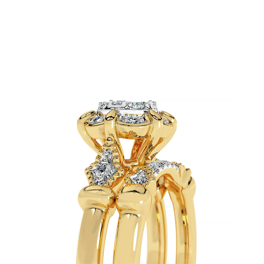 Phiroza Diamond Bridal Ring Set Phiroza Diamond Bridal Ring Set