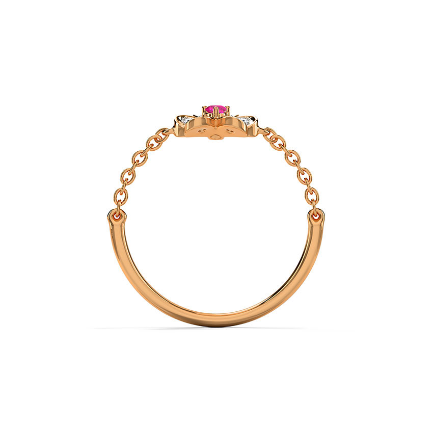 In Luck Clover Gemstone Ring