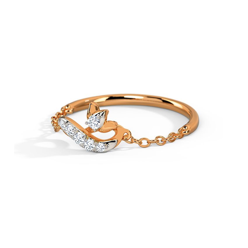 Refined Infinity Diamond Ring