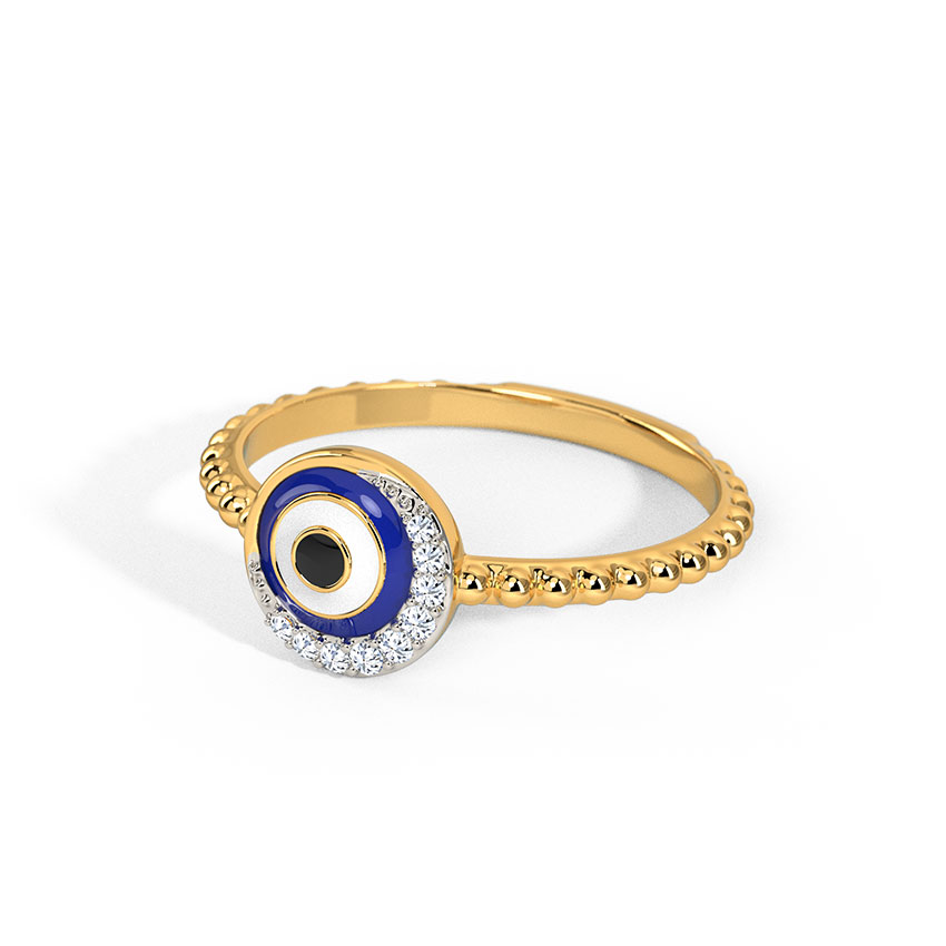 Buy Aurora Evil Eye Diamond Ring Online CaratLane