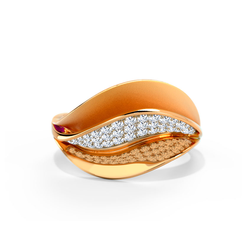 Diamond Rings 14 Karat Rose Gold Elvina Diamond Ring