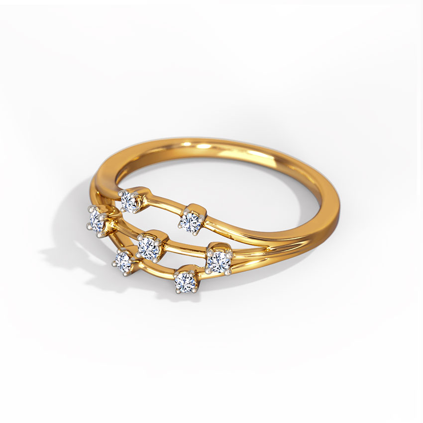 Camryn Diamond Ring Timeless Diamond Band CaratLane