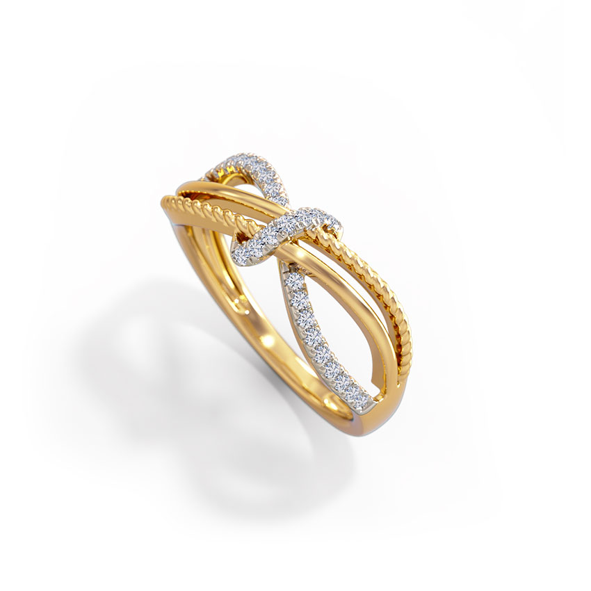 Buy Belena Infinity Diamond Ring Online | CaratLane