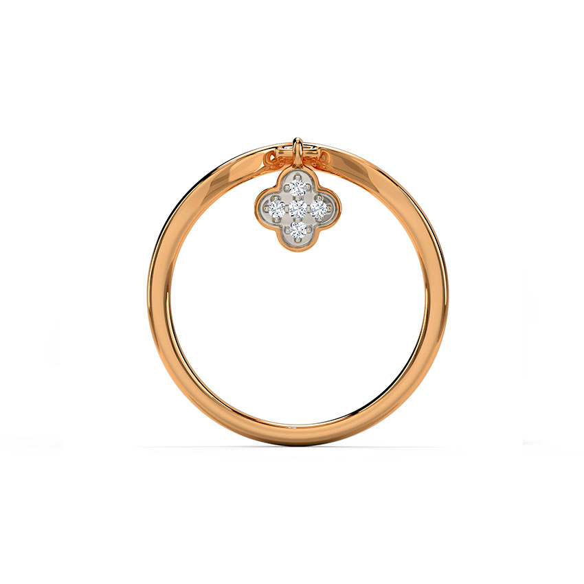 Flora Chevron Diamond Ring