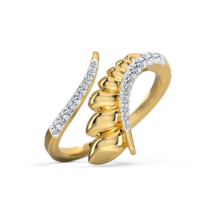 Diamond Rings 14 Karat Yellow Gold Flyanna Diamond Ring