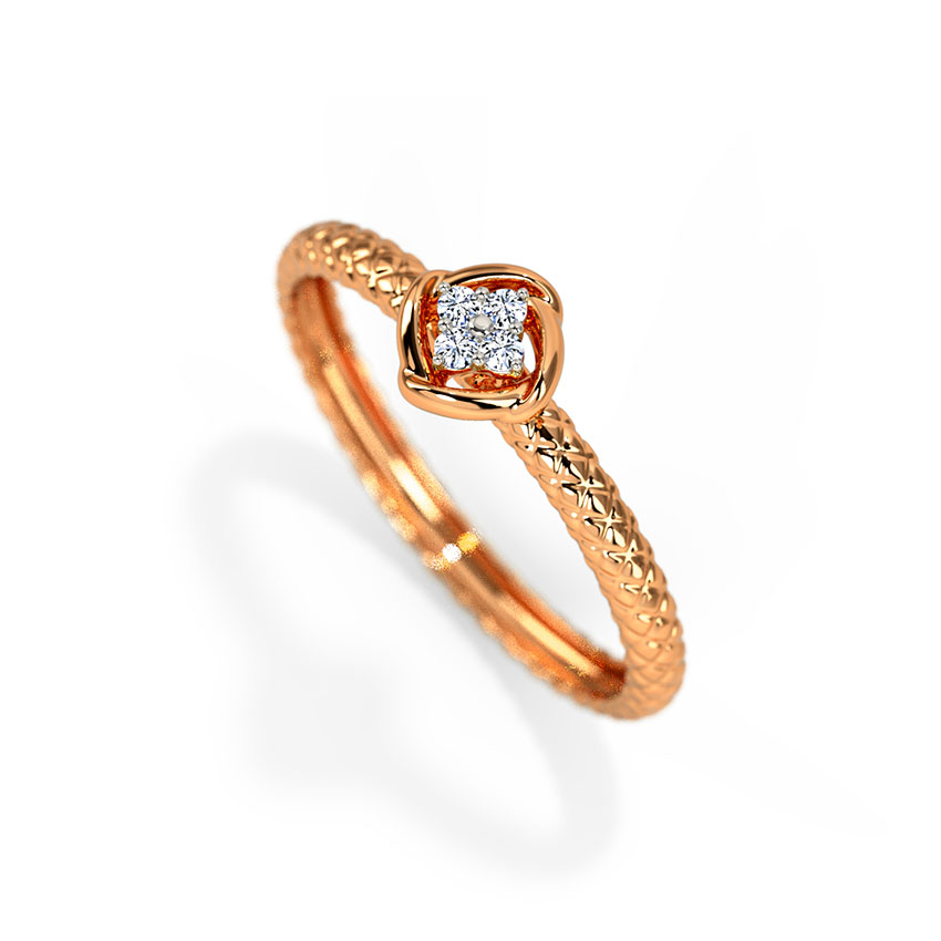Buy Akira Twist Diamond Ring Online CaratLane