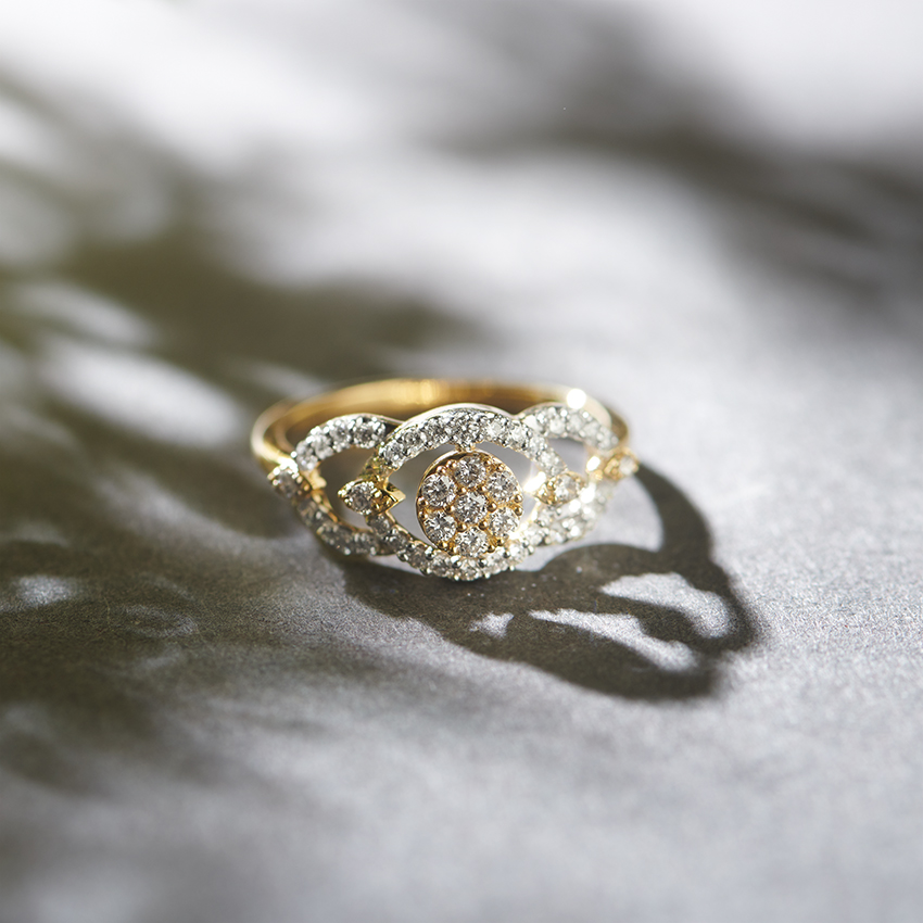 Diamond Rings 14 Karat Yellow Gold Sunshine Yellow Diamond Ring