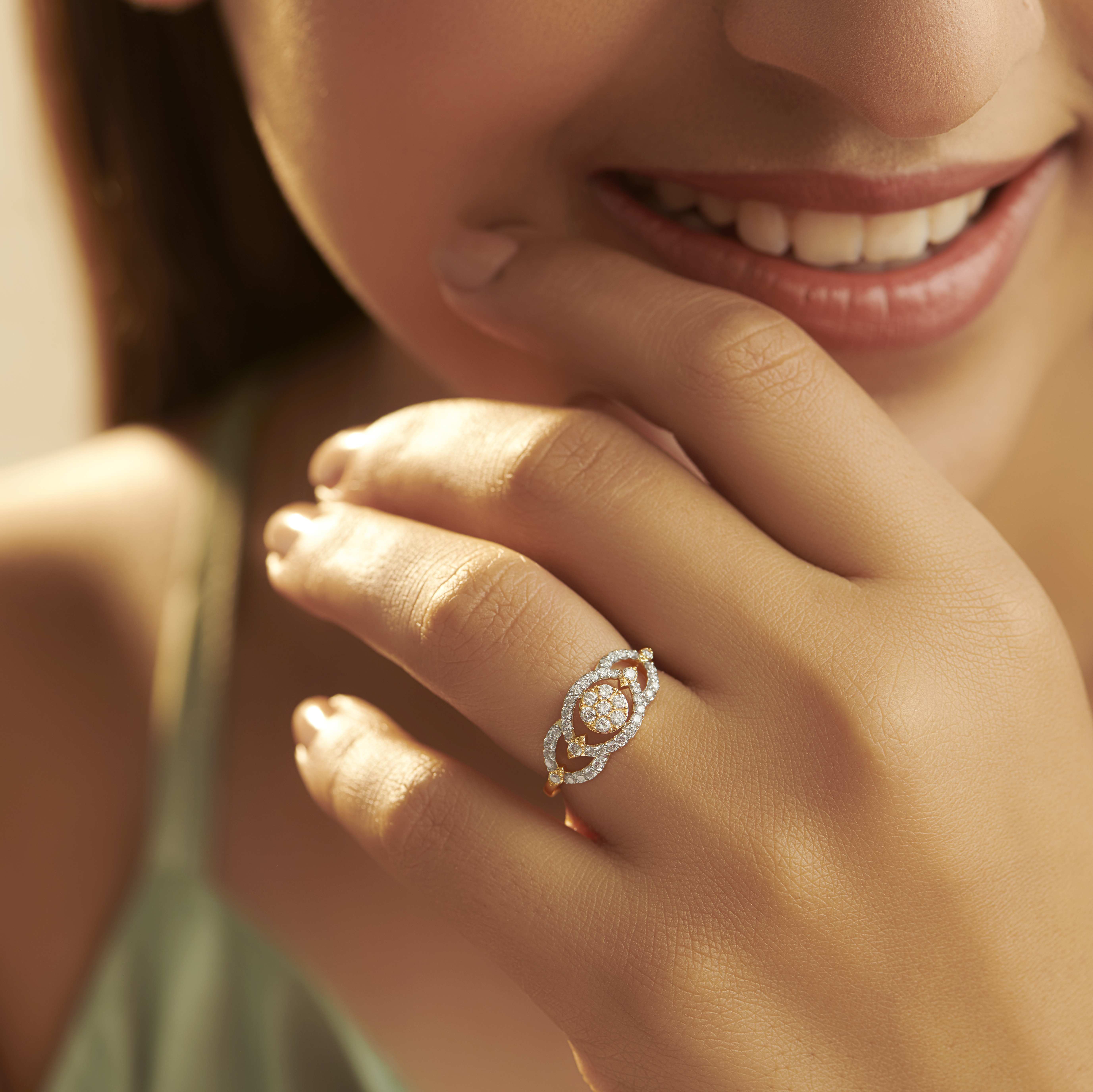 Sunshine Yellow Diamond Ring