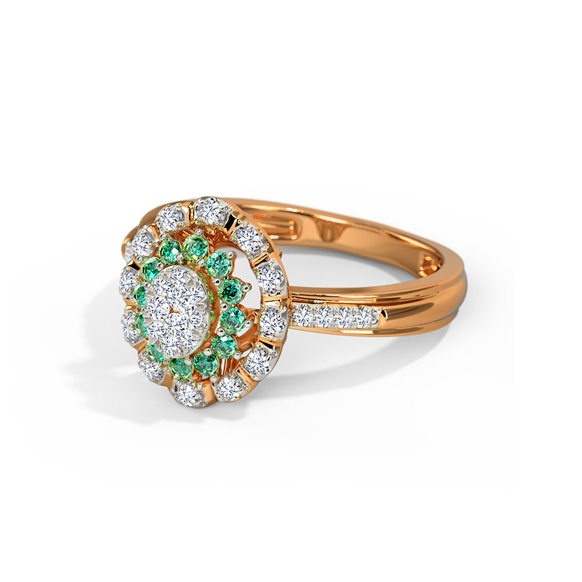 Glamor Circlet Gemstone Ring