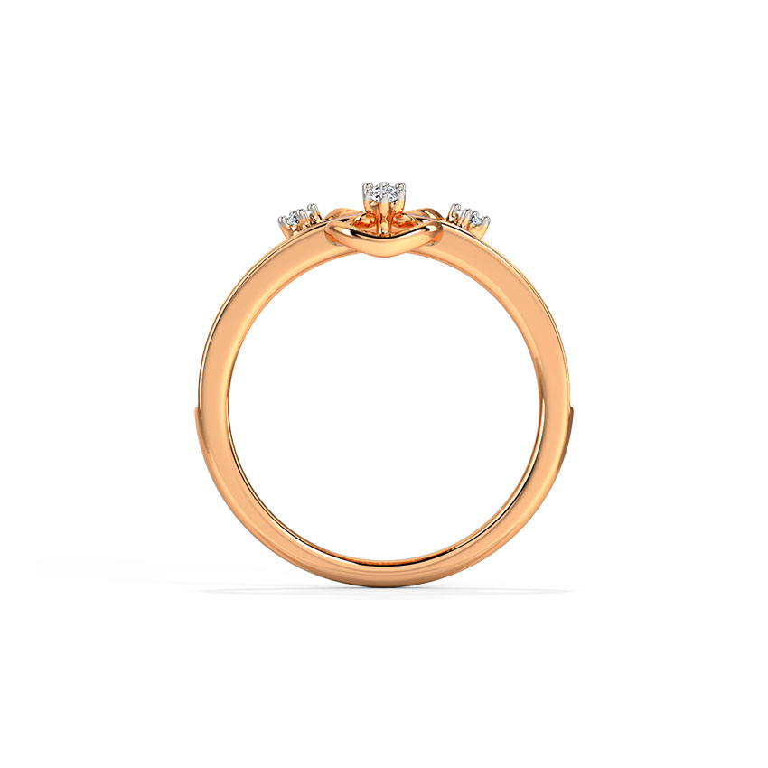 Buy Spiral Lines Diamond Ring Online CaratLane