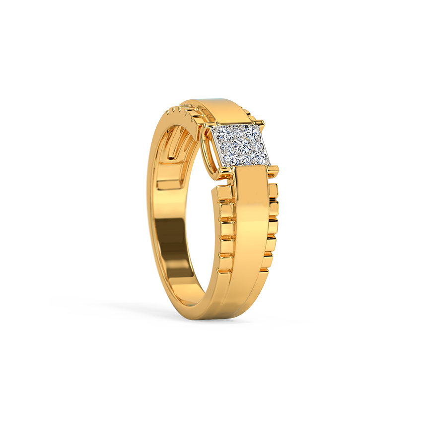 Buy Elegant Linear Diamond Mens Ring Online CaratLane