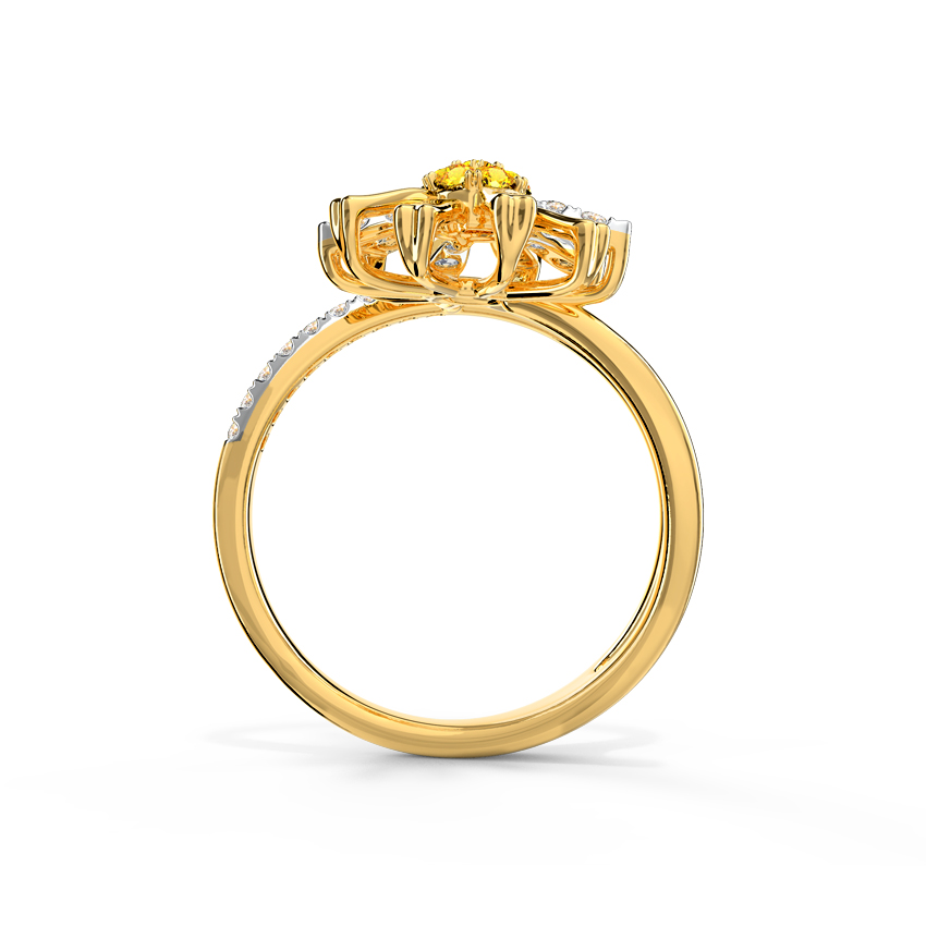 Happy Daisy Diamond Ring