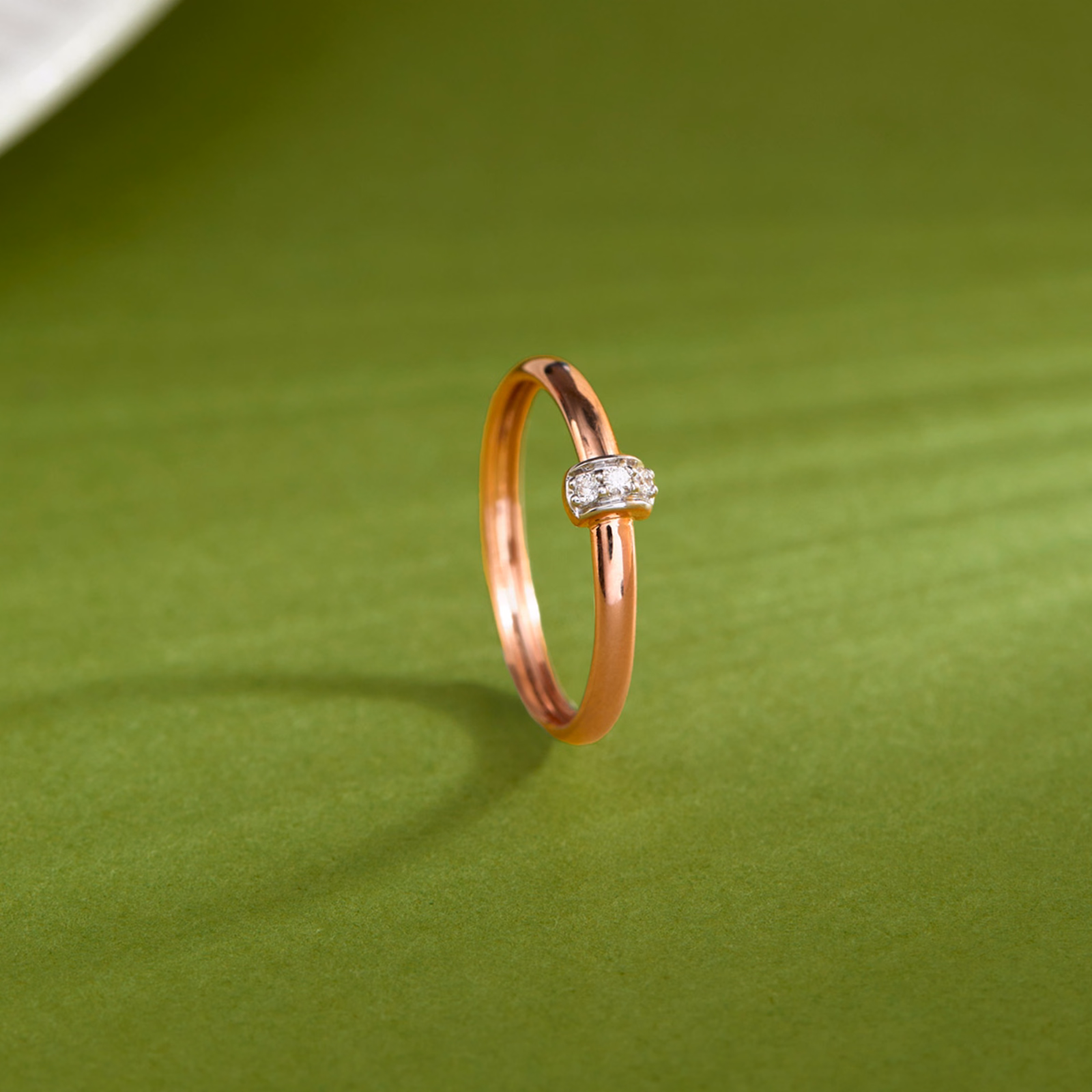 Diamond Rings 14 Karat Rose Gold In Fashion Diamond Ring