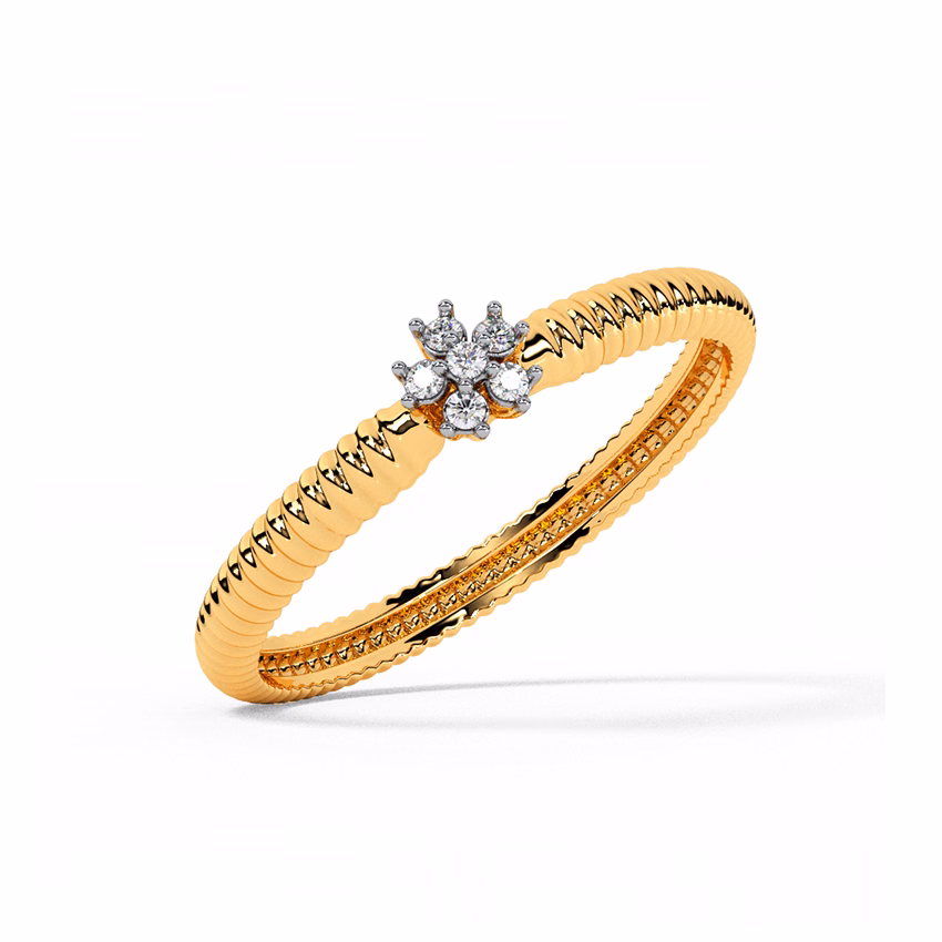 Diamond Rings 14 Karat Yellow Gold Natalia Diamond Ring