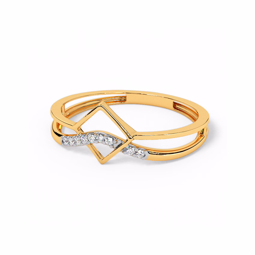 Diamond Rings 9 Karat White Gold Fleet Pass Diamond Ring
