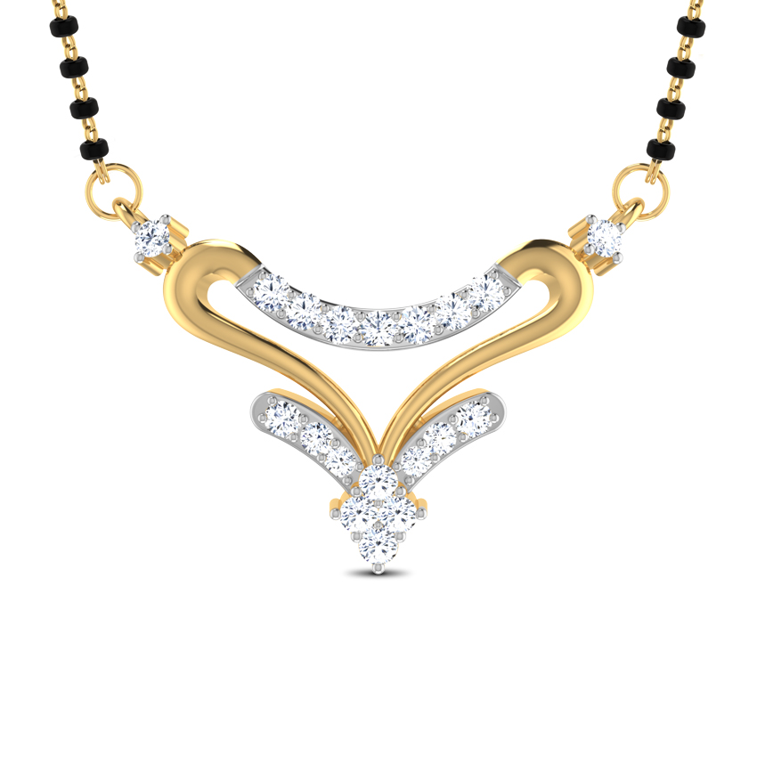 Kamalam Heart-Shaped Mangalsutra