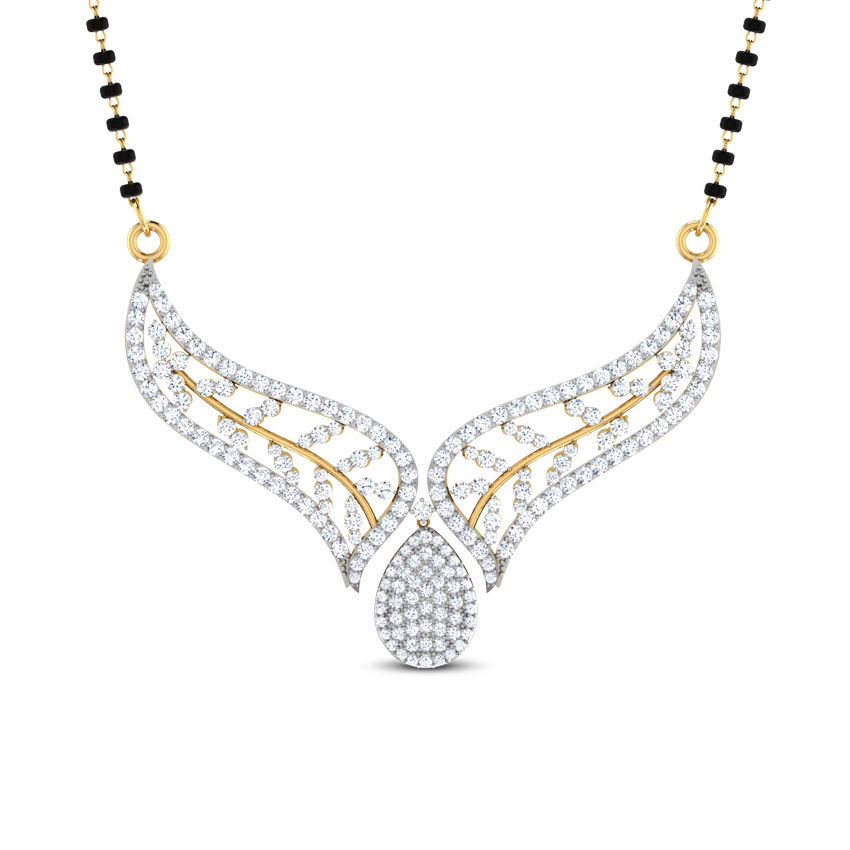 Avyaahata Leafy Mangalsutra