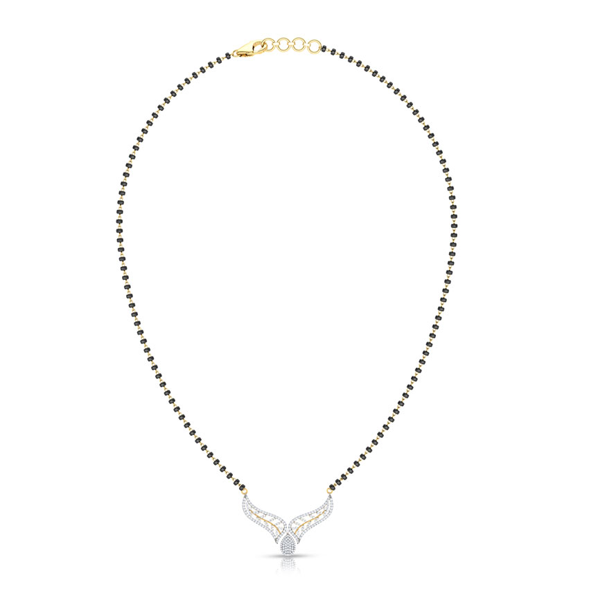 Avyaahata Leafy Mangalsutra