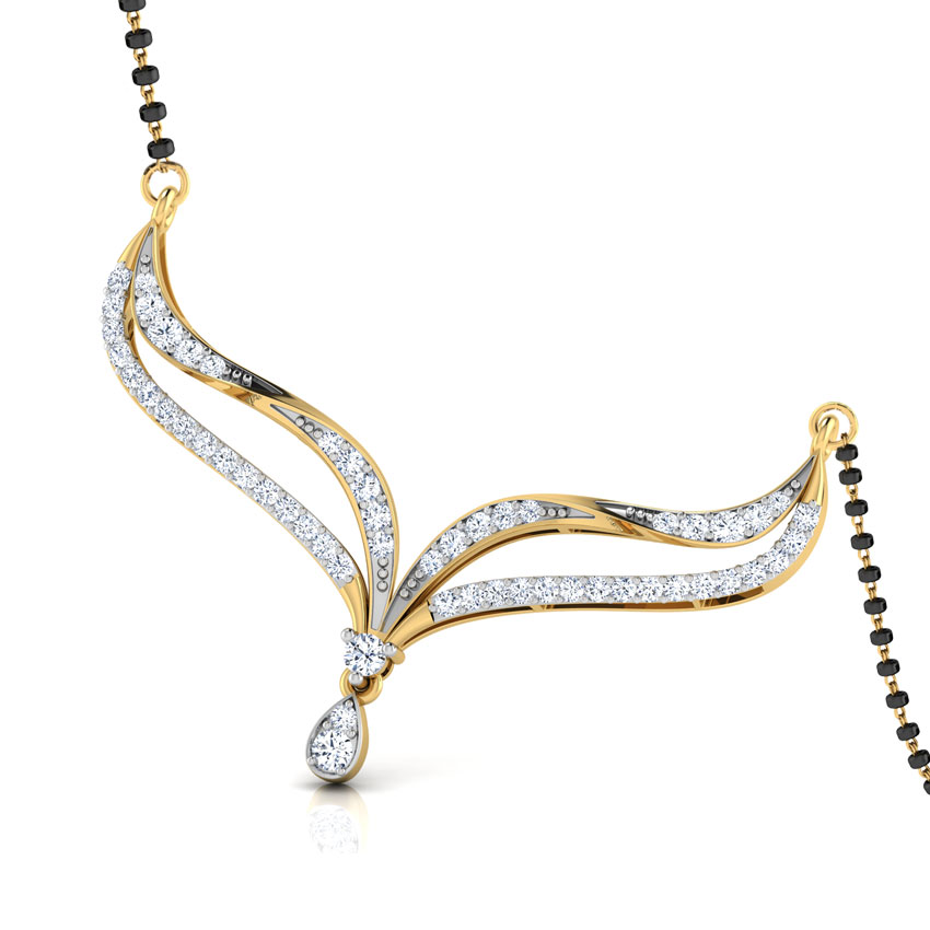 Magadhi Twist Diamond Mangalsutra
