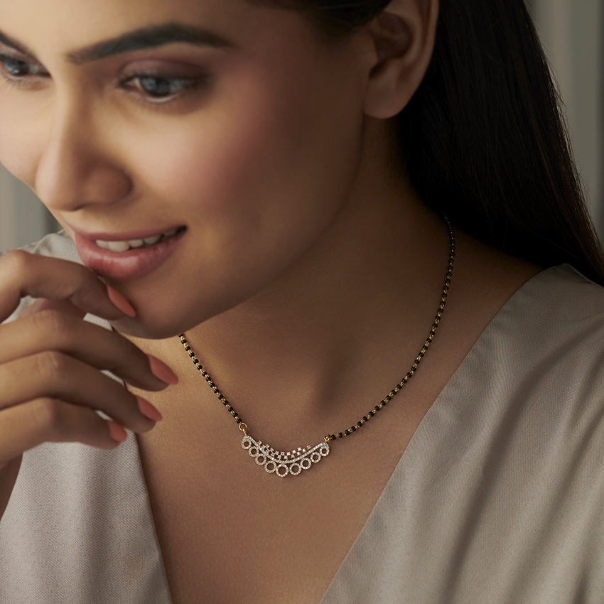 Tanaya Diamond Mangalsutra