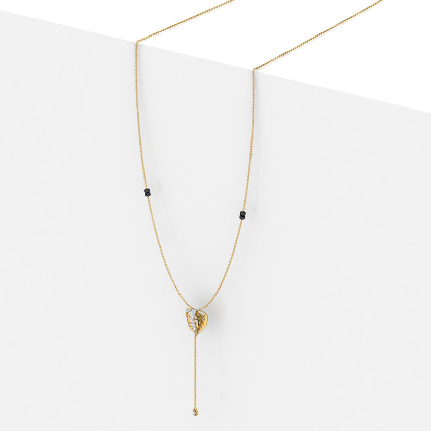 Eva Lariat Diamond Mangalsutra