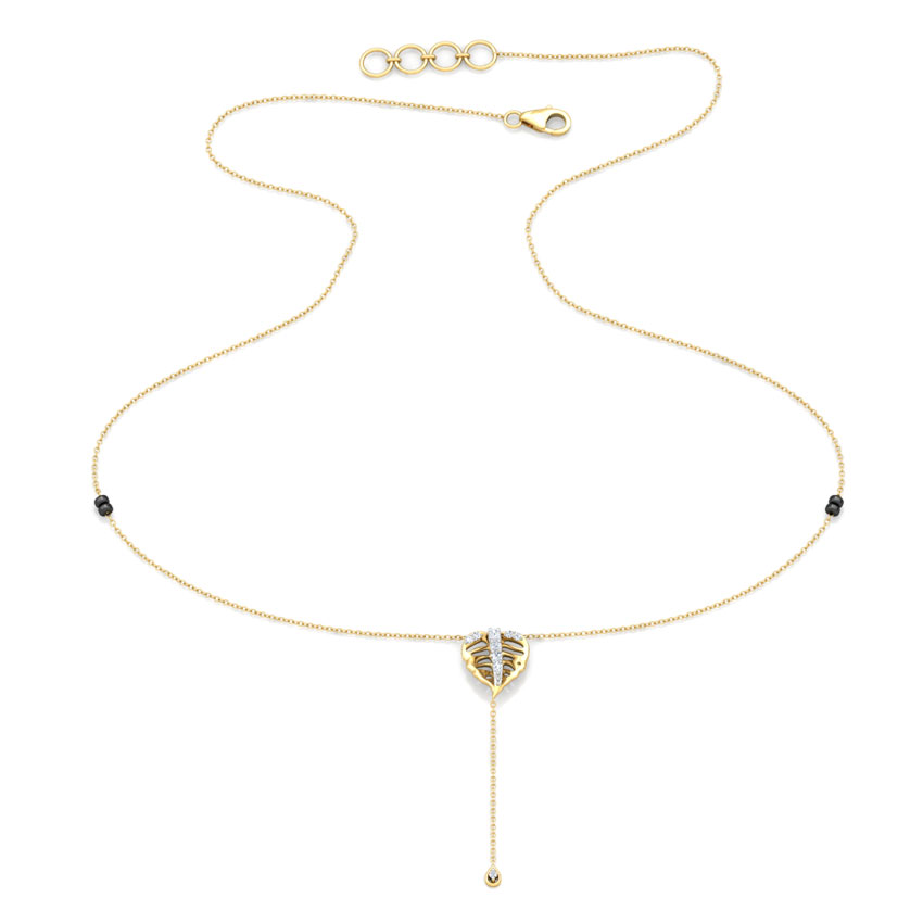 Eva Lariat Diamond Mangalsutra