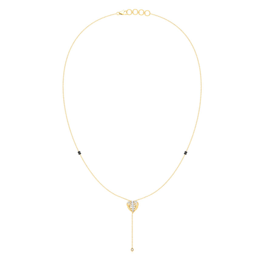 Eva Lariat Diamond Mangalsutra