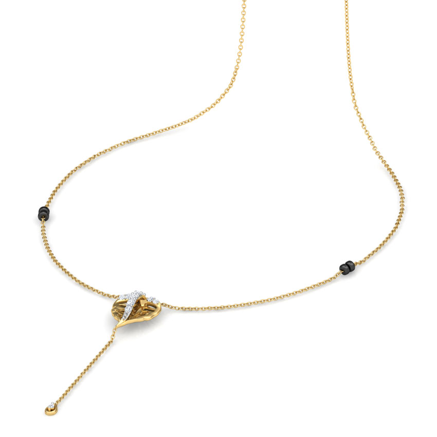 Eva Lariat Diamond Mangalsutra