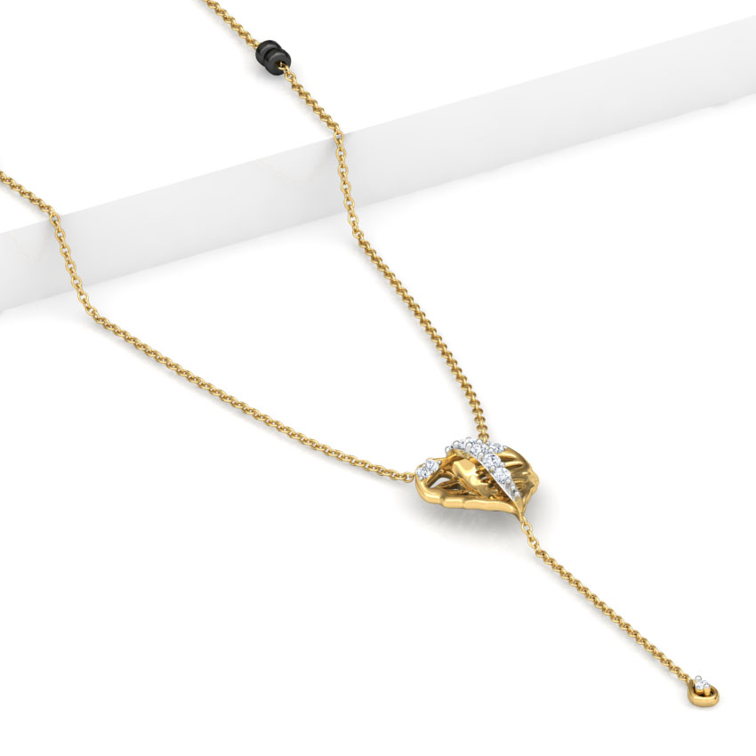 Eva Lariat Diamond Mangalsutra