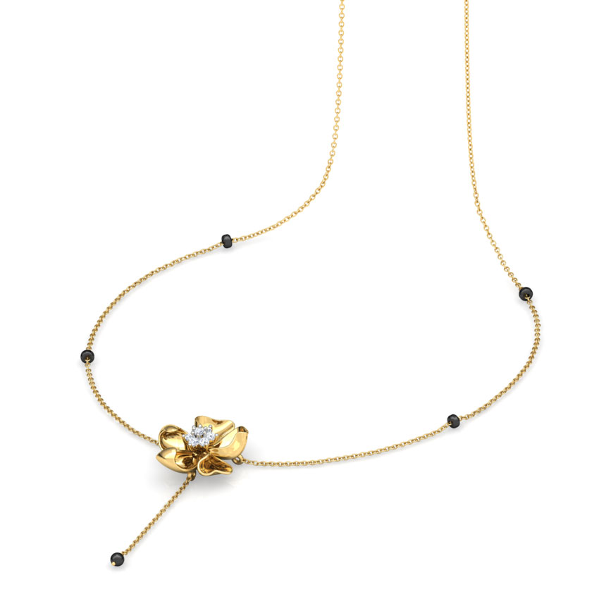 Saisha Lariat Diamond Mangalsutra