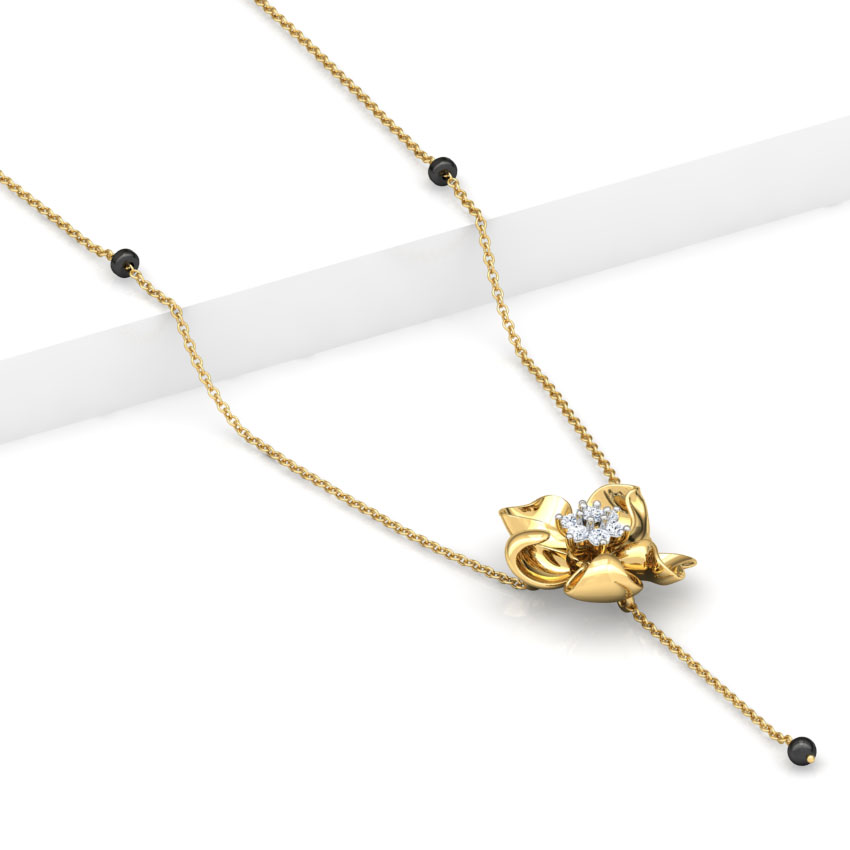 Saisha Lariat Diamond Mangalsutra