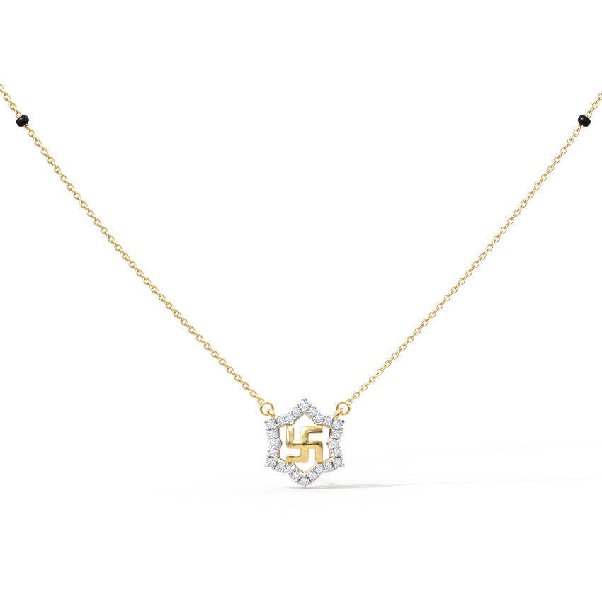 Swastik Mangalsutra