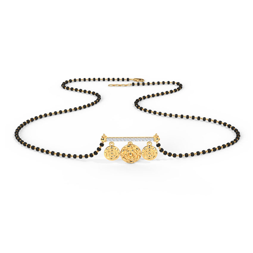 Sarah Coin Diamond Mangalsutra