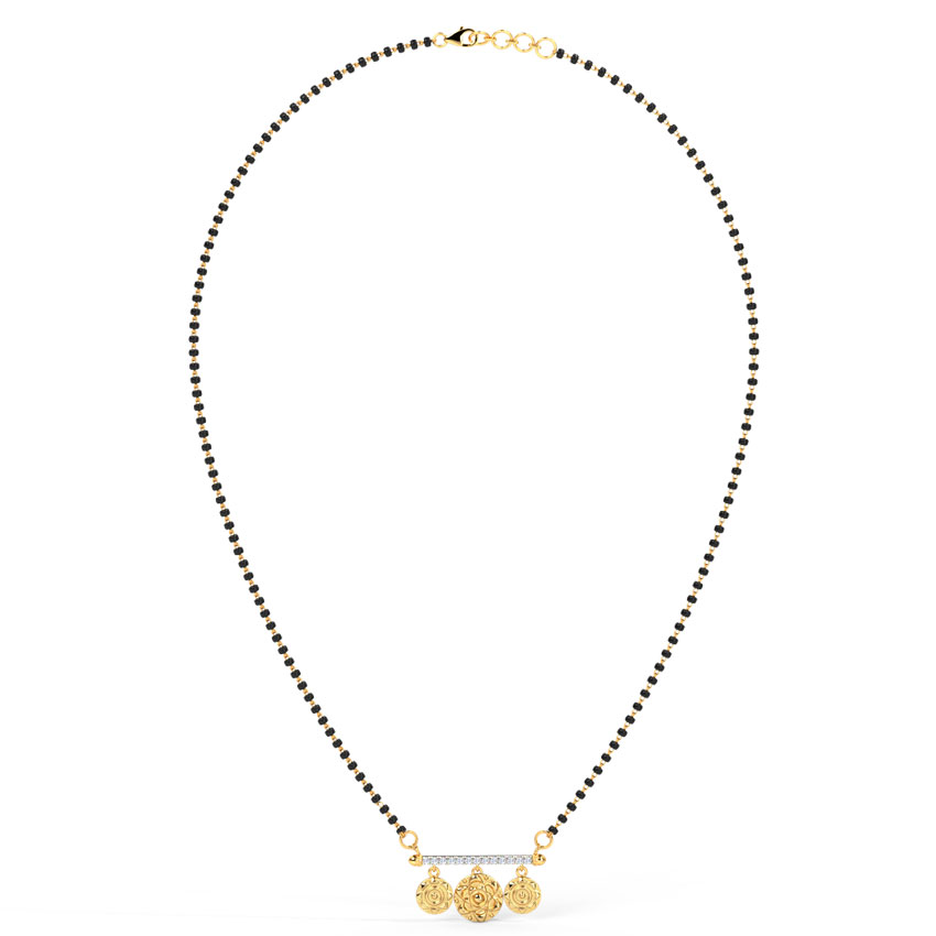 Sarah Coin Diamond Mangalsutra