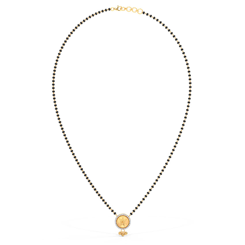 Esha Coin Diamond Mangalsutra